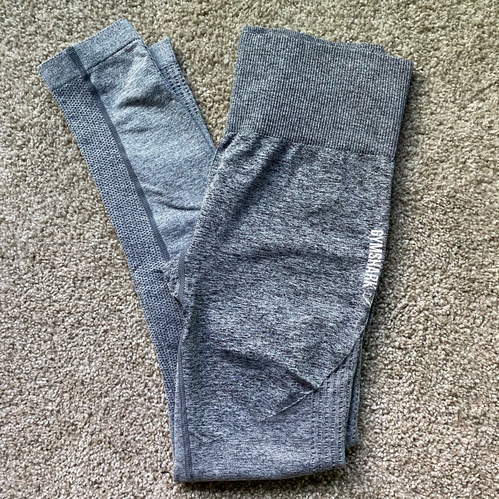 Grey seamless gymshark leggings OG series
